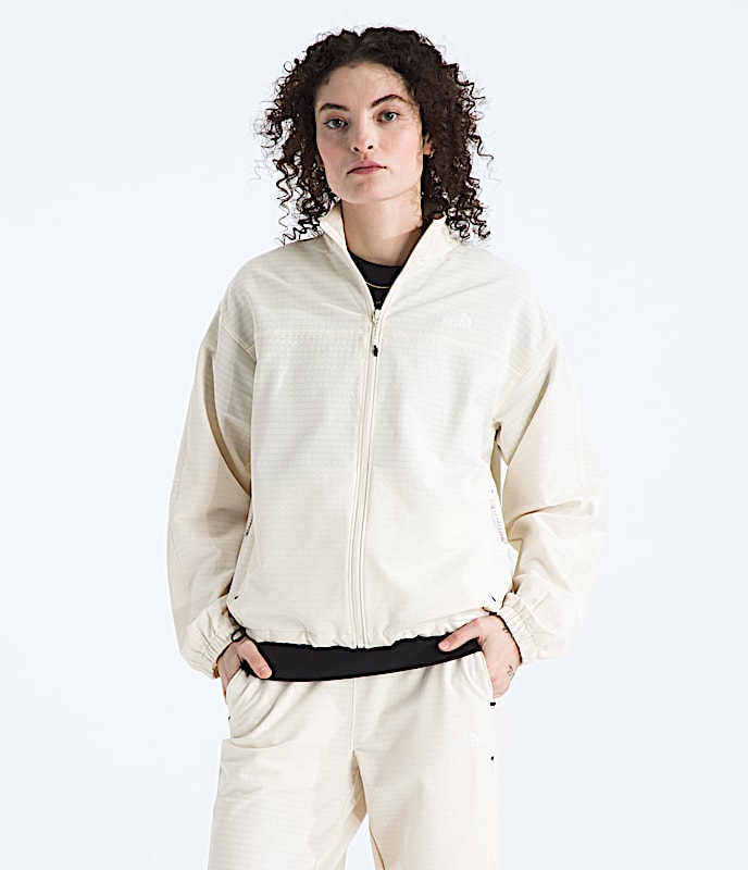 Womens Tekware Jacket TNF White Dune Main