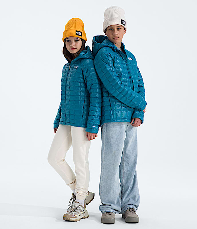 Boys  Girls THERMOBALL Hooded Jacket TNF Dusk Blue Main