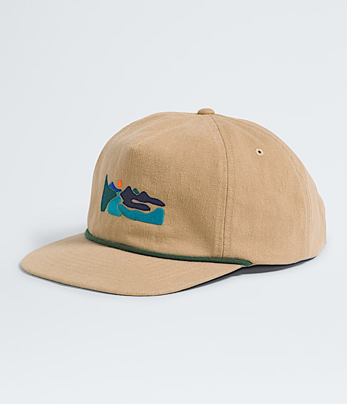 Norm 5Panel Hat TNF Khaki StoneRolling Hills Graphic HERO