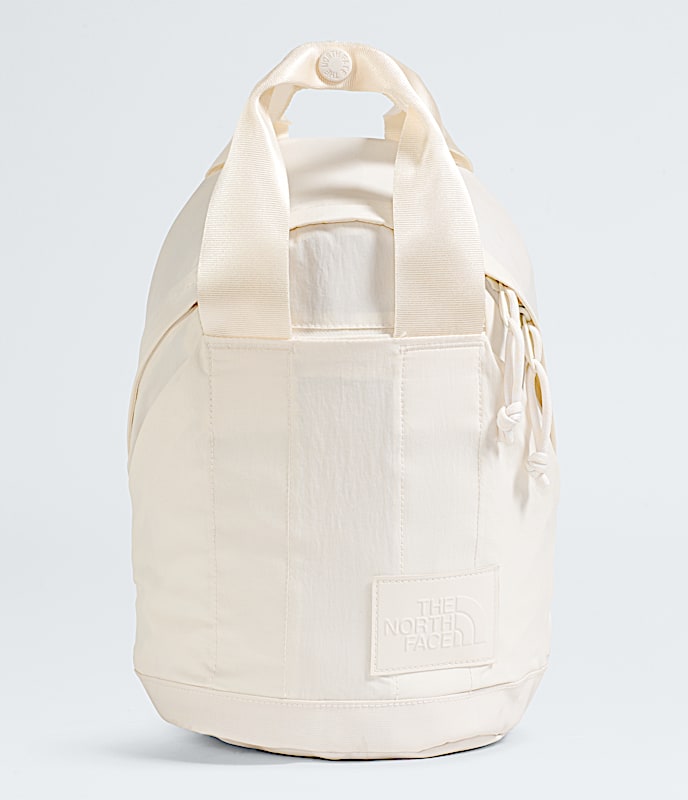 Womens Never Stop Mini Backpack TNF White Dune HERO