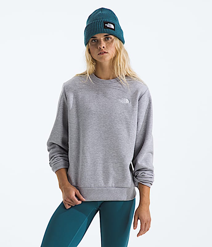 Womens Evolution Simple Dome Regular Crew TNF TNF Pale Grey Heather Main