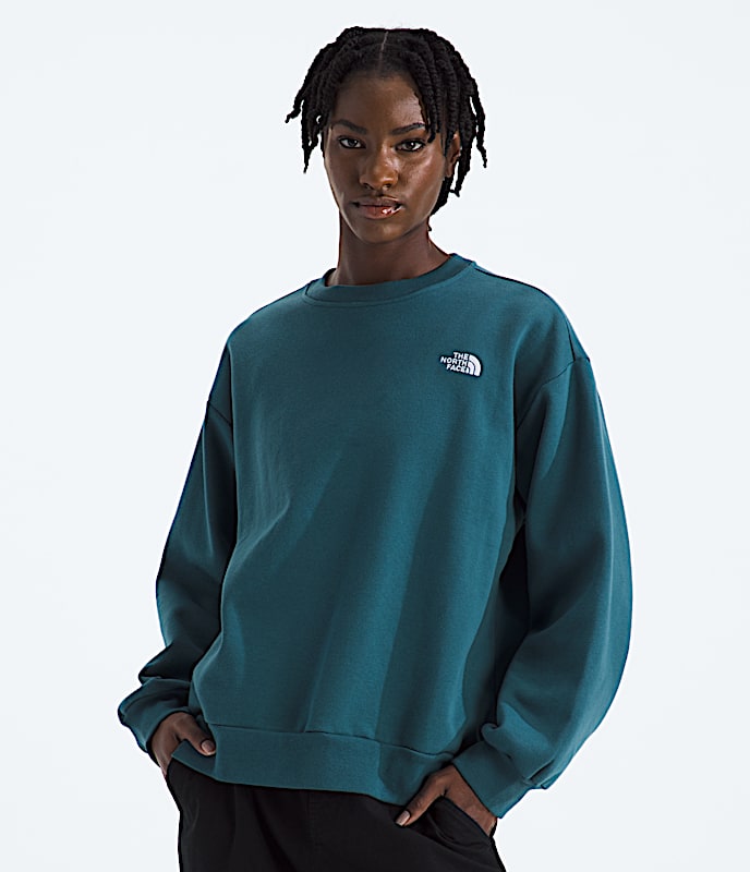 Women’s Evolution Simple Dome Oversized Crew - 1