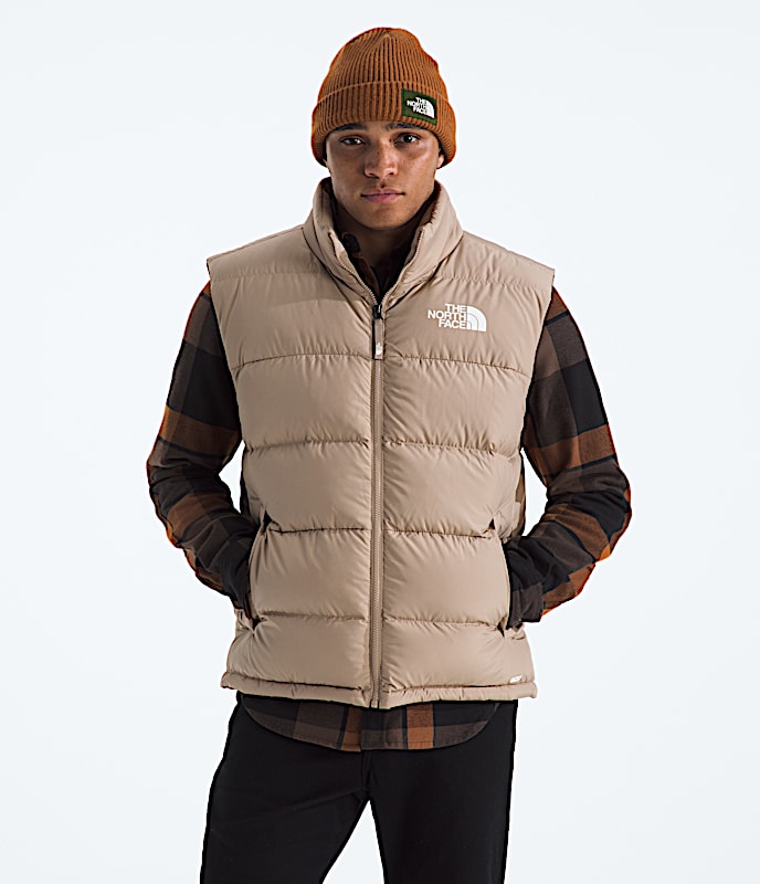 Mens Frost Fall Vest TNF Mushroom Grey Main