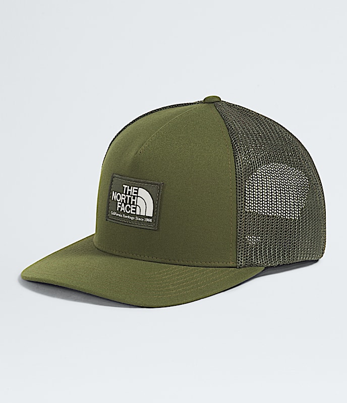 Keep It Patched Trucker Hat TNF Woodland GreenNew Taupe GreenWhite Dune HERO