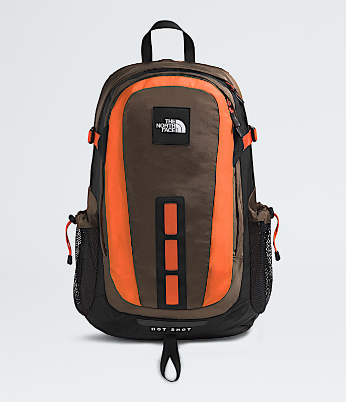 Hot Shot SE Backpack 30L TNF Smokey BrownTNF BlackSolar Flare HERO