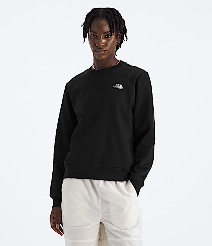 Womens Evolution Simple Dome Regular Crew TNF TNF Black Main