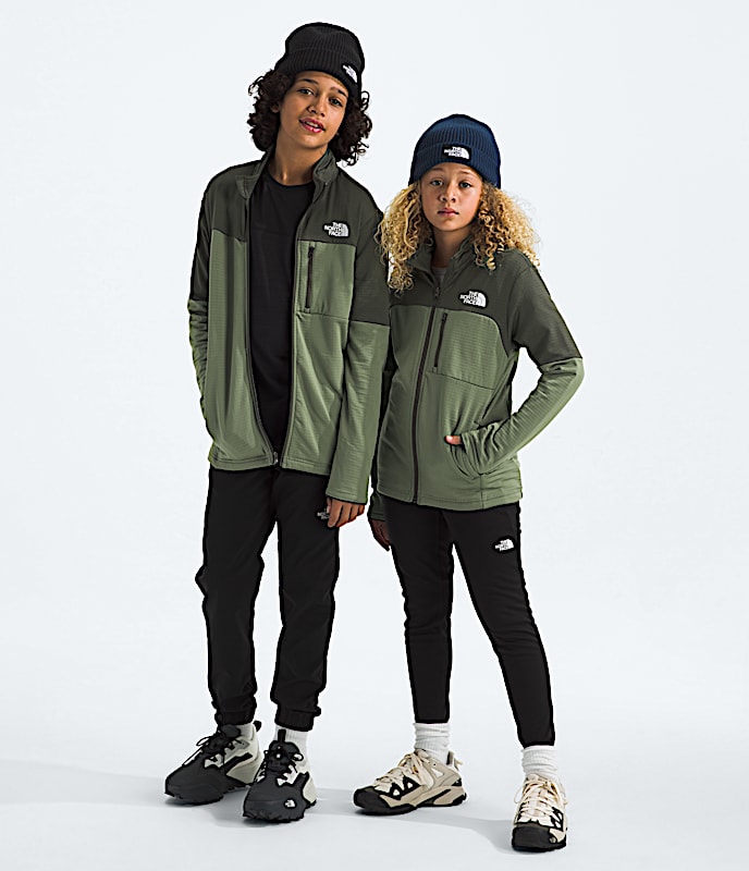 Boys’ & Girls’ Hike Mid Layer Full-Zip - 1
