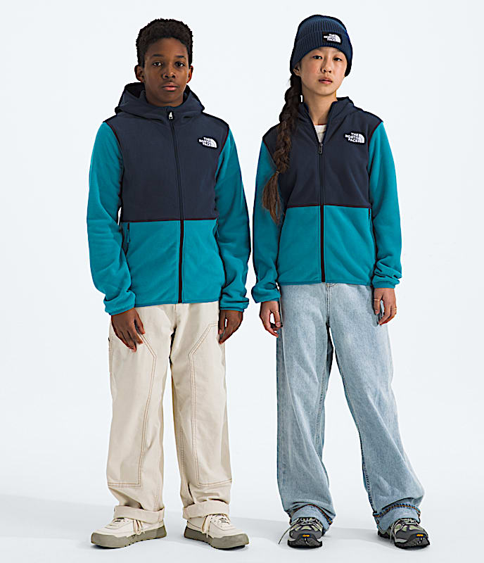 Boys  Girls Glacier FullZip Hoodie TNF Dusk BlueSummit Navy Main