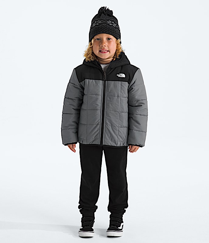 Kids Reversible Shasta FullZip Hooded Jacket TNF Smoked Pearl Main