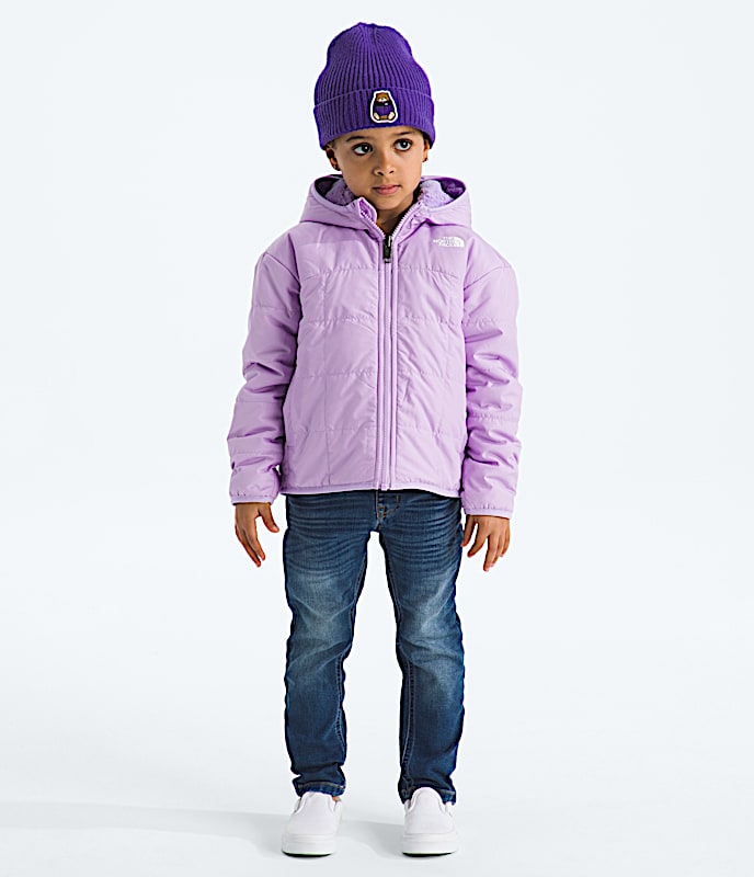 Kids Girls Reversible Shasta FullZip Hooded Jacket TNF Lite Lilac Main