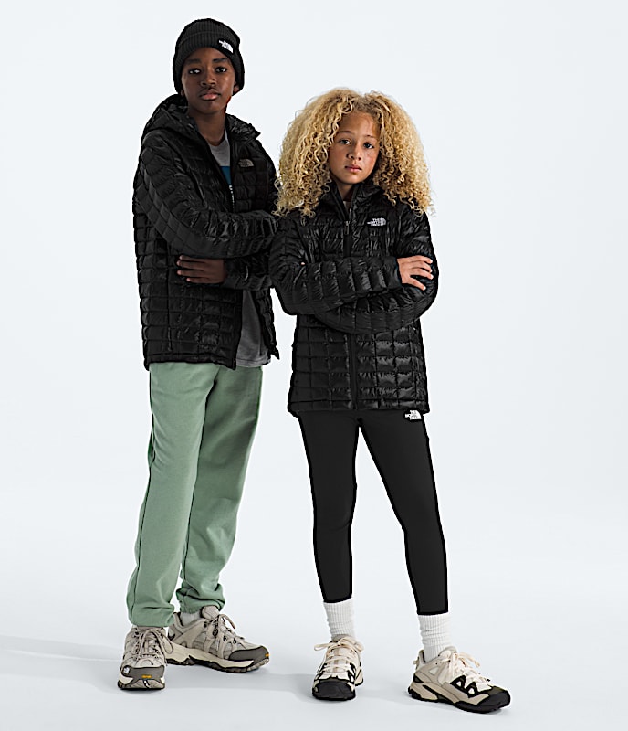 Boys  Girls THERMOBALL Hooded Jacket TNF TNF Black Main