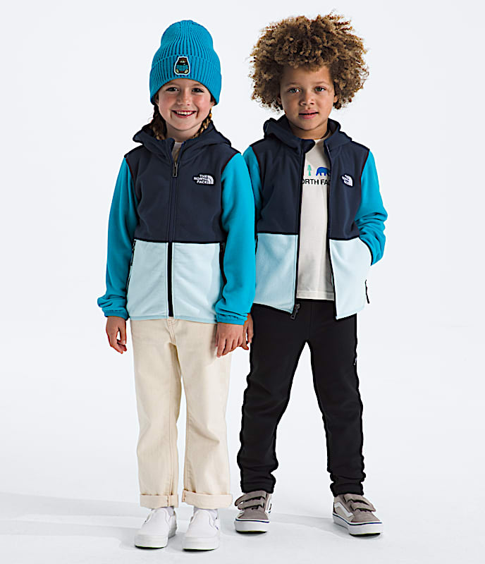 Kids Glacier FullZip Hoodie TNF Summit NavyMeridian BluePolar Haze Main