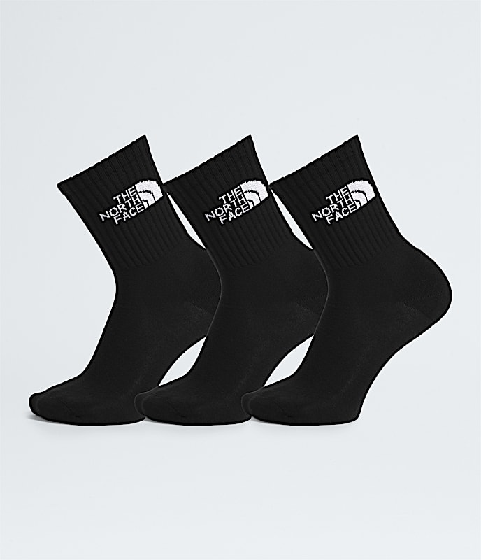 Everyday Standard Crew Socks3P TNF TNF Black HERO