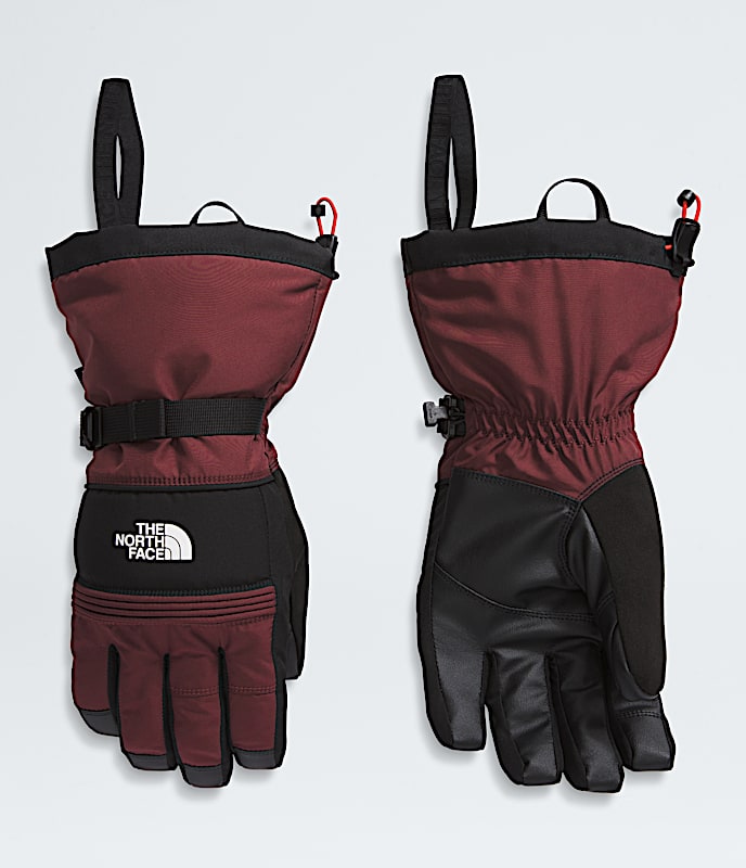 Mens Montana Ski Gloves TNF Sumac HERO