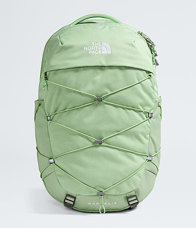 Womens Borealis Backpack TNF Misty Sage Dark HeatherMeld Grey HERO