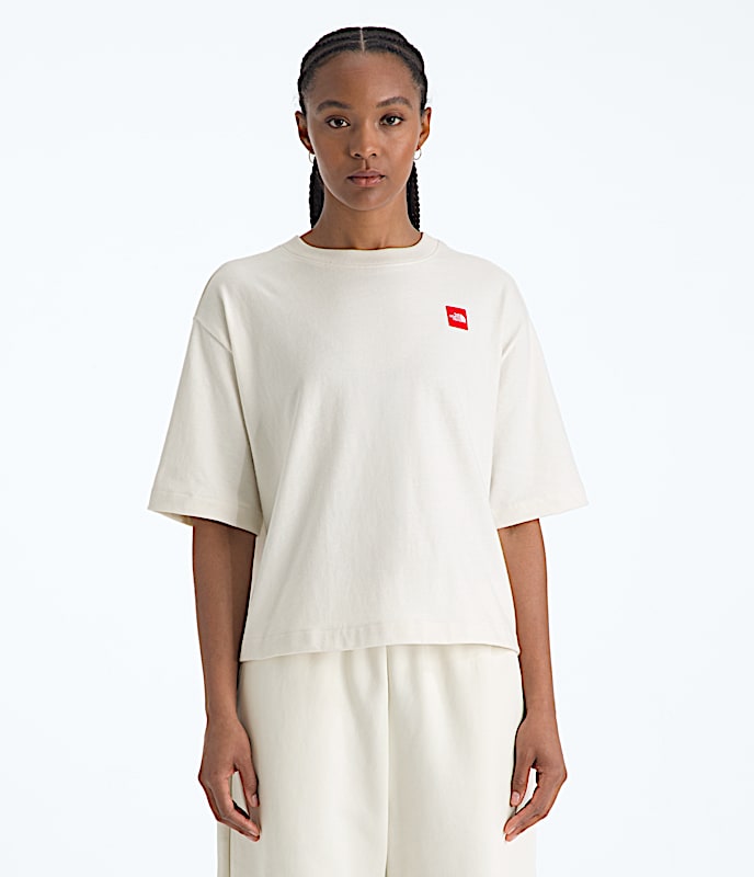 T-shirt droit à manches courtes TNF™ Red Box pour femmes - 1