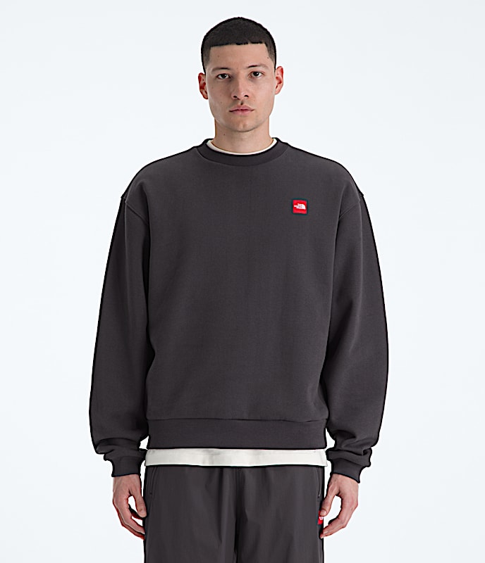 Mens TNF Red Box Crew TNF Obsidian Main
