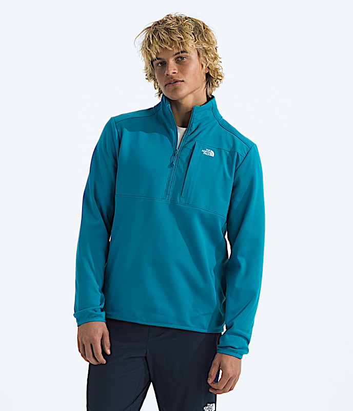 Mens TNF Performance Fleece Zip TNF Dusk Blue Main