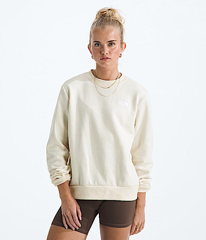 Womens Evolution Simple Dome Regular Crew TNF White Dune Main