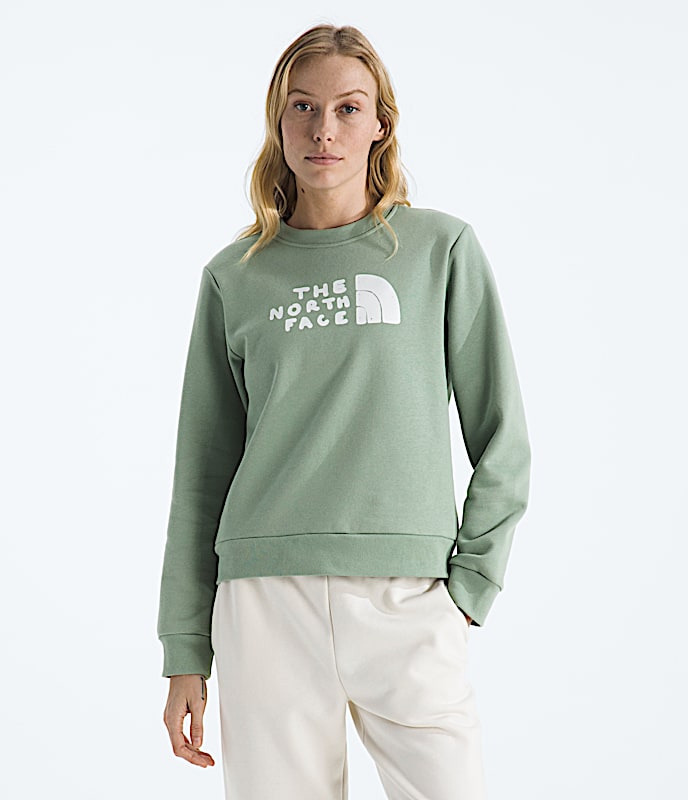 Women’s Evolution Sketch Logo Half Dome Crew—Graphic - 1