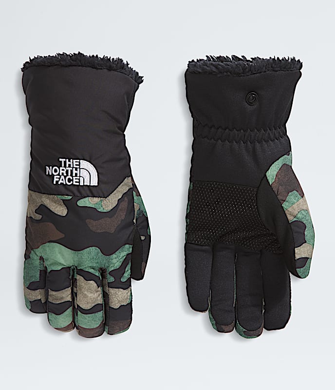 Boys Shasta Gloves TNF TNF Black TNF Camo Small PrintTNF Black HERO