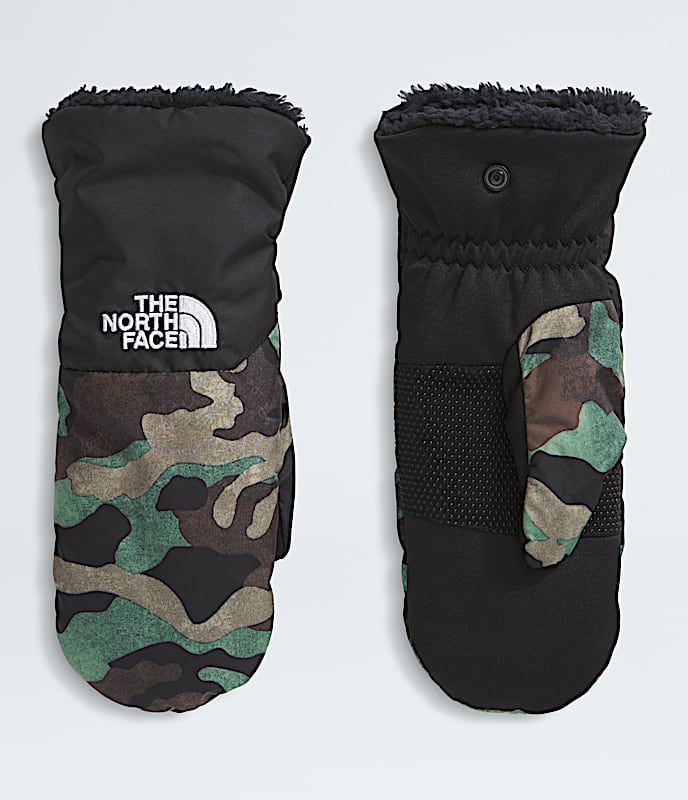 Boys Shasta Mitts TNF TNF Black TNF Camo Small PrintTNF Black HERO