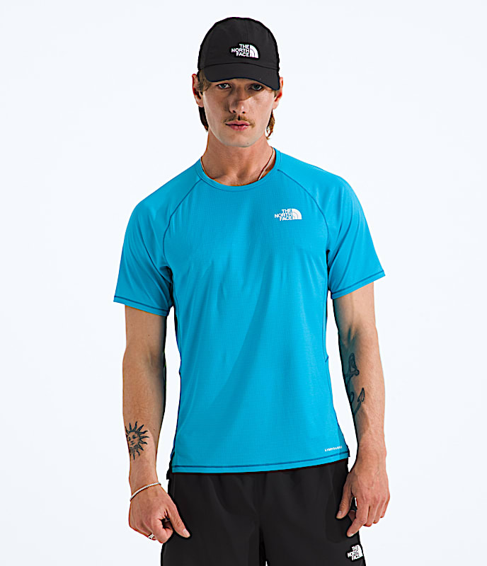 Mens Sunriser ShortSleeve TNF Meridian Blue Main