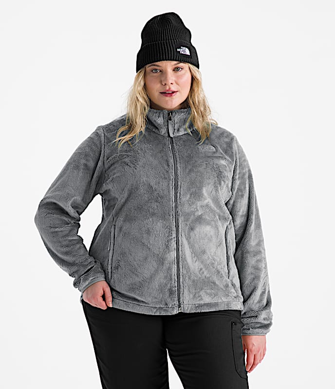 Womens Plus Osito Jacket TNF Smoked Pearl Main