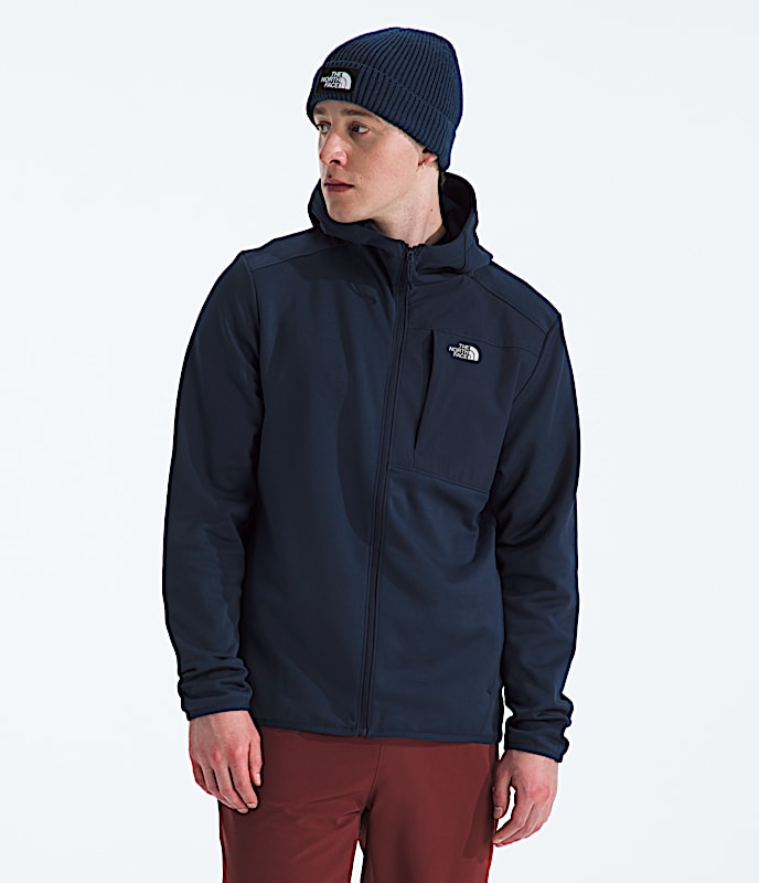 Mens TNF Performance Fleece FullZip Hoodie TNF Summit Navy Main
