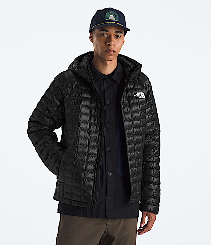 Mens THERMOBALL Hooded Jacket TNF TNF Black Main