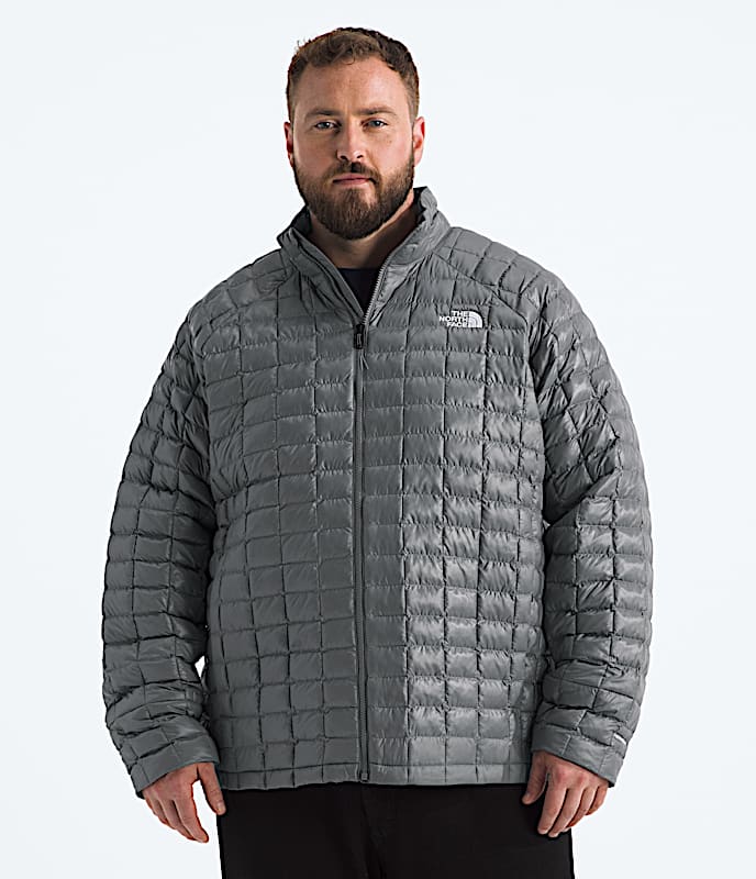 Mens Big THERMOBALL Jacket TNF Smoked Pearl Main