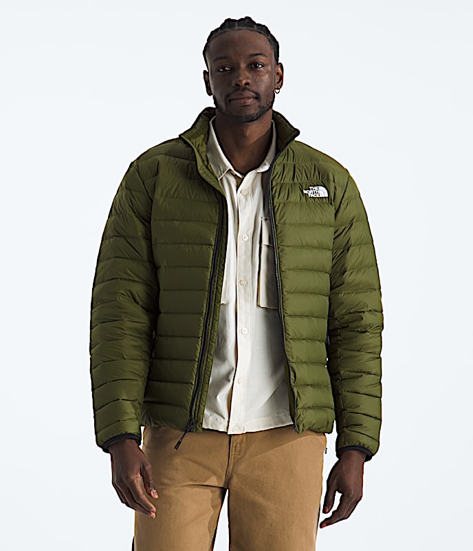 Mens Classic Down Jacket TNF Vert fort HERO