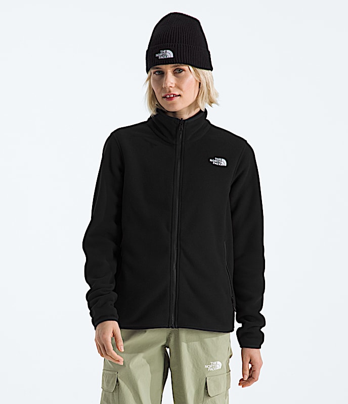 Womens Glacier Fleece Jacket TNF TNF Black Main