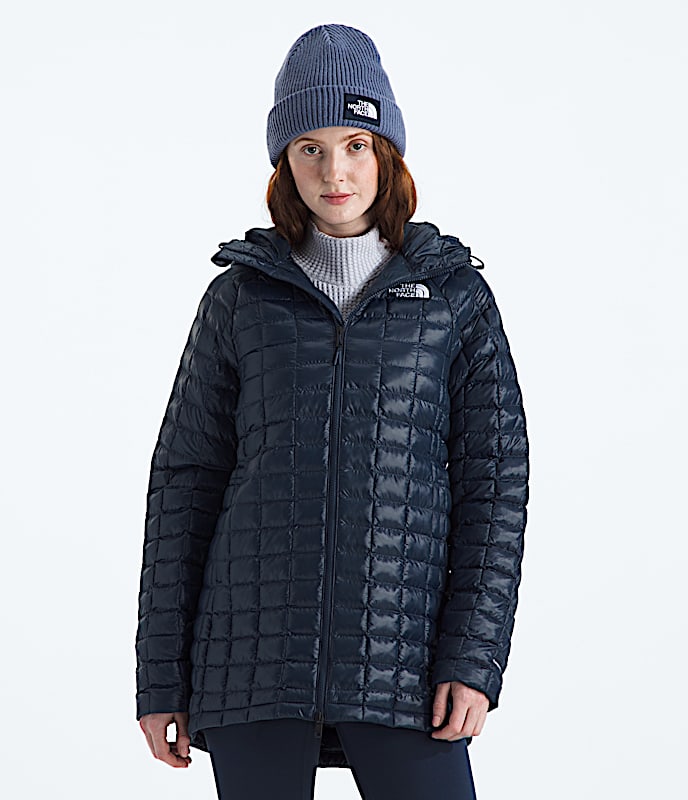 Womens THERMOBALL Hooded Parka TNF Summit Navy Main