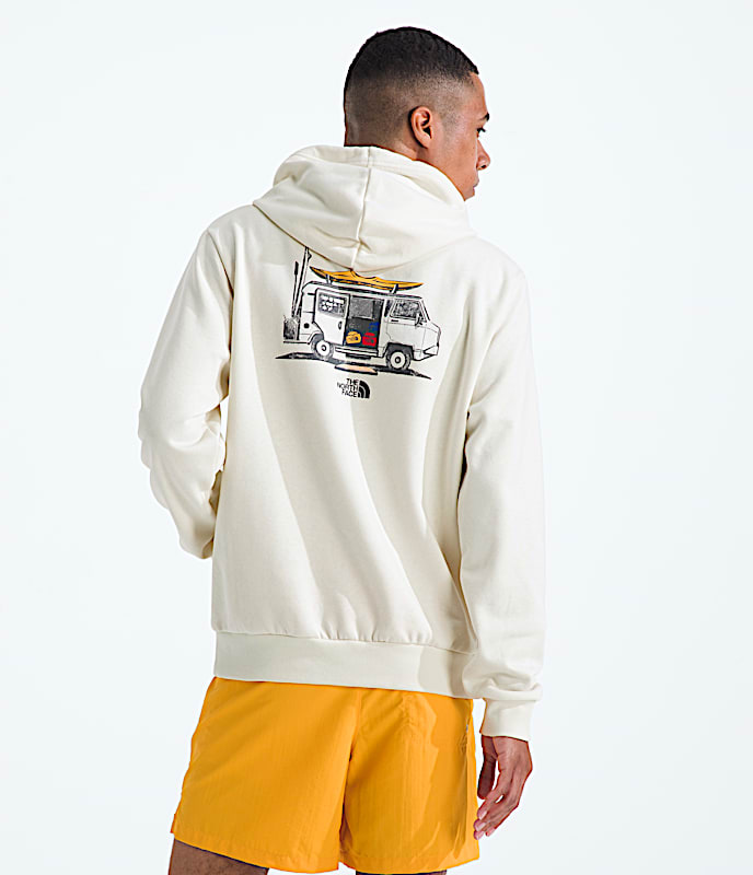 Mens Evolution Van Life HoodieGraphic TNF White Dune Main