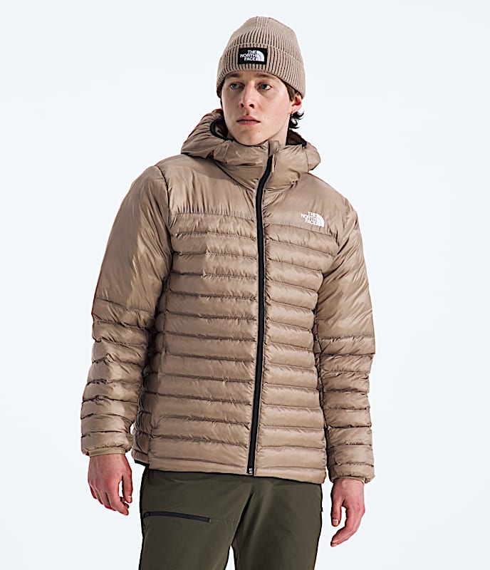 Mens Terra Peak Hoodie TNF Mushroom Grey Main