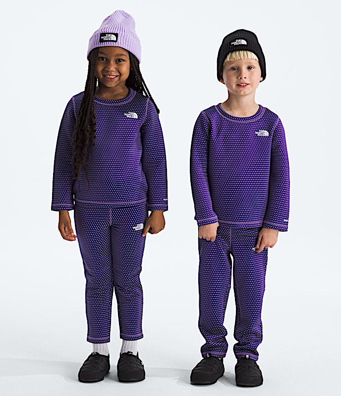 Kids DOTKNIT Thermal Set TNF Peak Purple Main