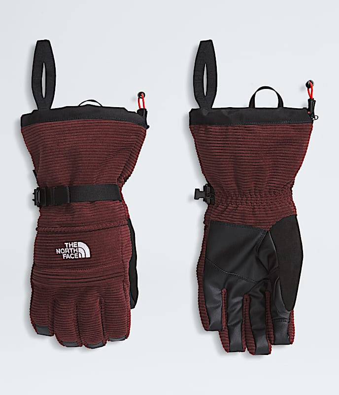 Corduroy Montana Ski Gloves TNF Sumac HERO