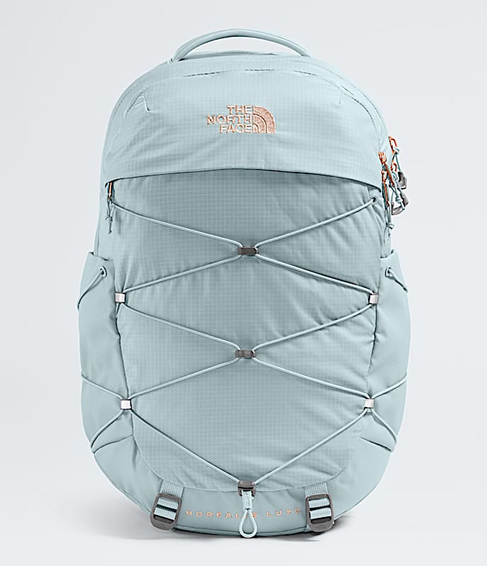 Womens Borealis Luxe Backpack TNF Icecap BlueBurnt Coral Metallic HERO