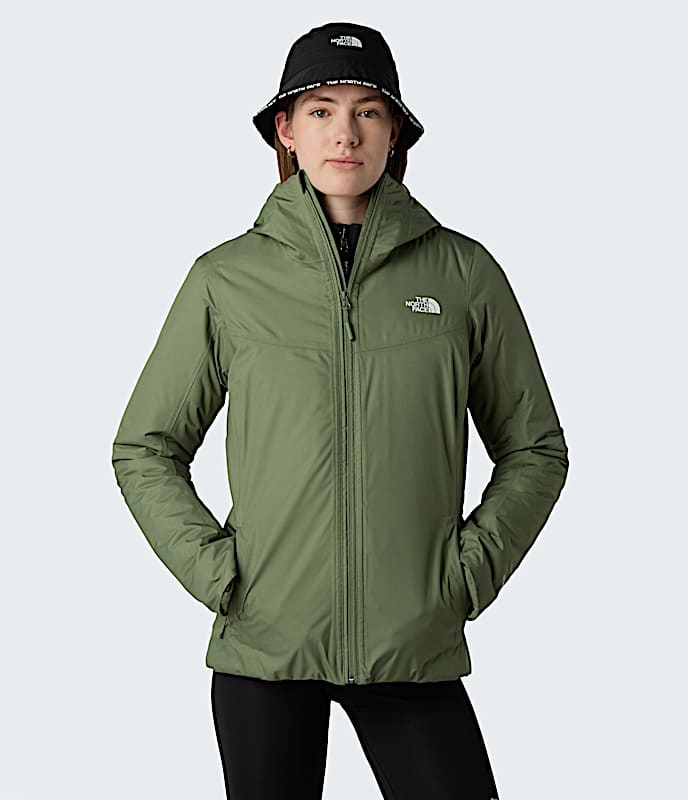 Womens Quest Insulated Jacket TNF Bark Mist Main