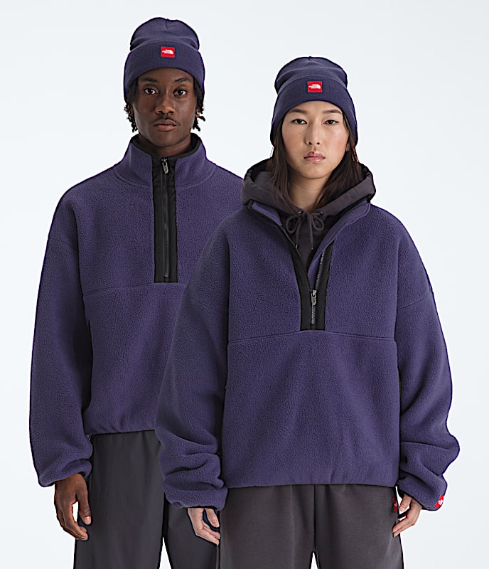 TNF Red Box Zip Fleece TNF Eternal Purple Main