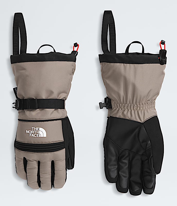Womens Montana Ski Gloves TNF Mocha Brown HERO