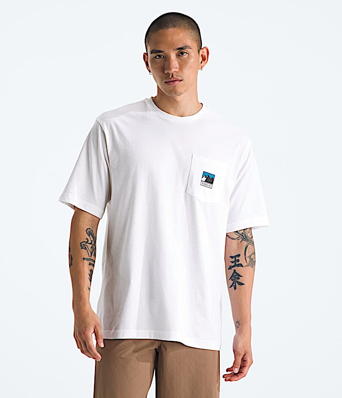 Men's Mountain Logo Relaxed Pocket Tee - 1