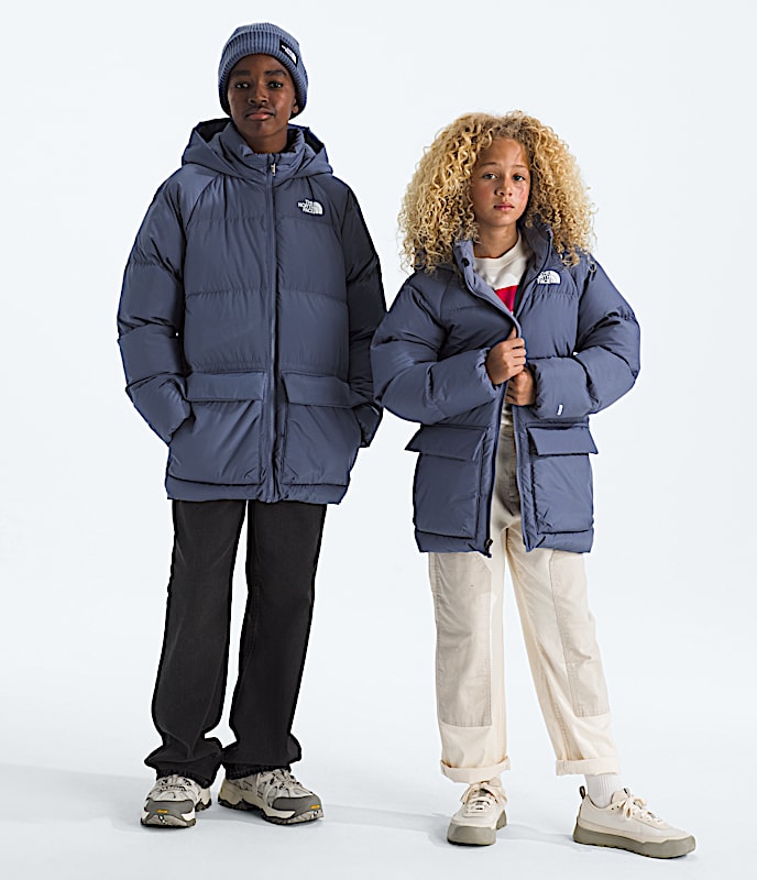 Boys’ & Girls’ North Down Fleece-Lined Short Parka - 1