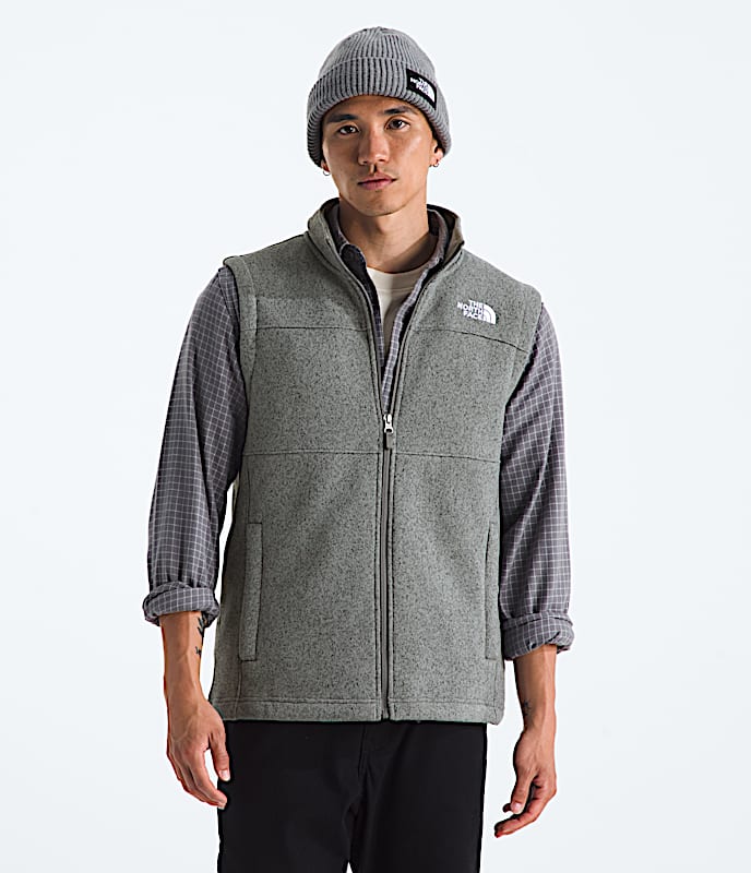 Mens Gordon Lyons Vest TNF TNF Medium Grey Heather Main