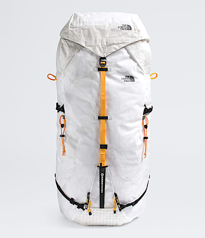 Summit Series Advanced Mountain Kit 55L Pack TNF TNF WhiteSummit Gold HERO