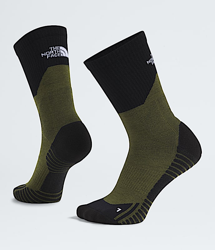 Hiking Crew Socks TNF Bark MistWoodland GreenTNF Black HERO