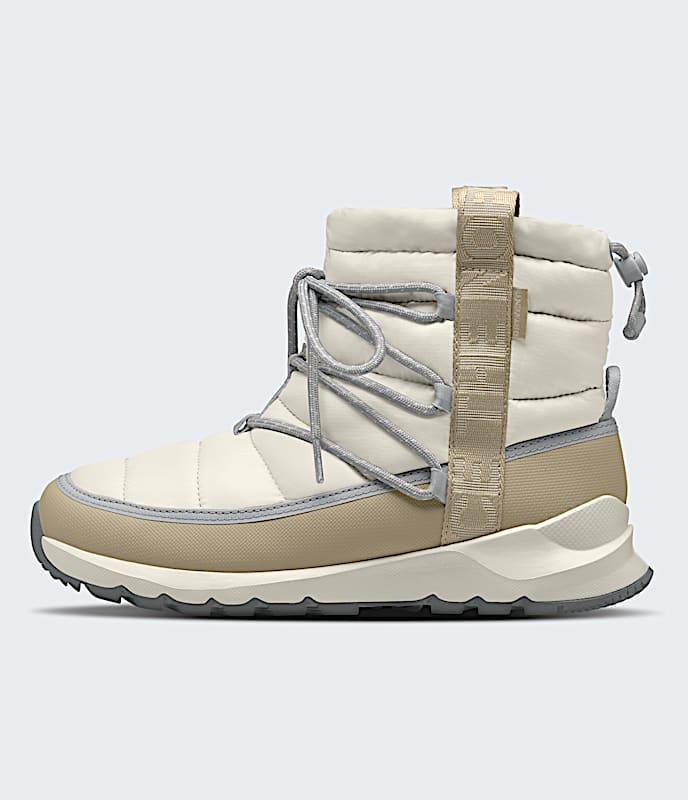 Womens THERMOBALL Lace Up Waterproof Boots TNF Natural Crme Pentagonal Patch HERO