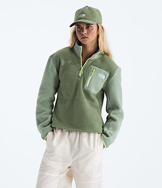 Womens Yumiori Zip TNF Bark MistSlate MossAstro Lime Main