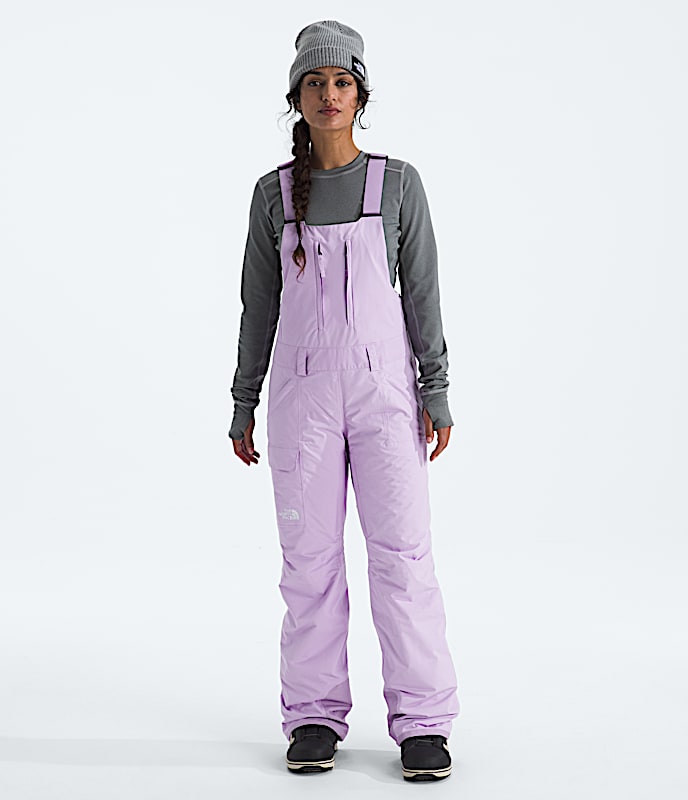 Womens Freedom Insulated Bibs TNF Lite Lilac Main